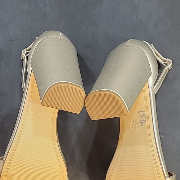 BRAND NEW A.NEW DAY BLOCK ANKLE STRAP OPEN TOE SANDAL - Picture 11 of 16